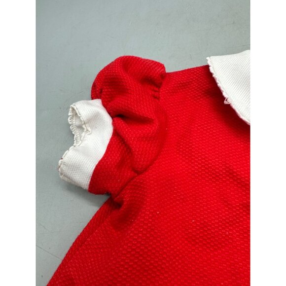 Vintage sassy by Miss Bea Savoy Baby Dress Red With Embroidered Ducks 3-6M READ - Picture 5 of 11